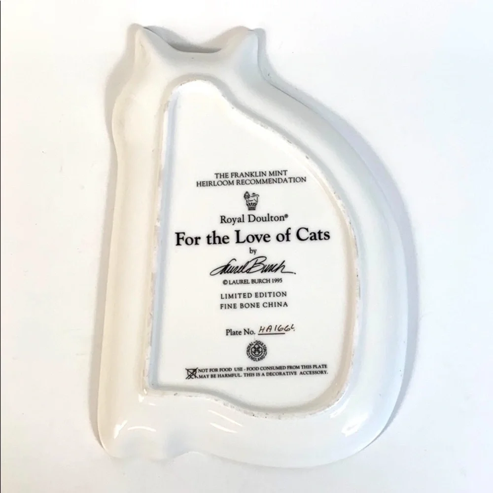 Laurel Burch Royal Doulton For the Love of Cats Limited Edition Fine Bone China - Picture 2 of 3